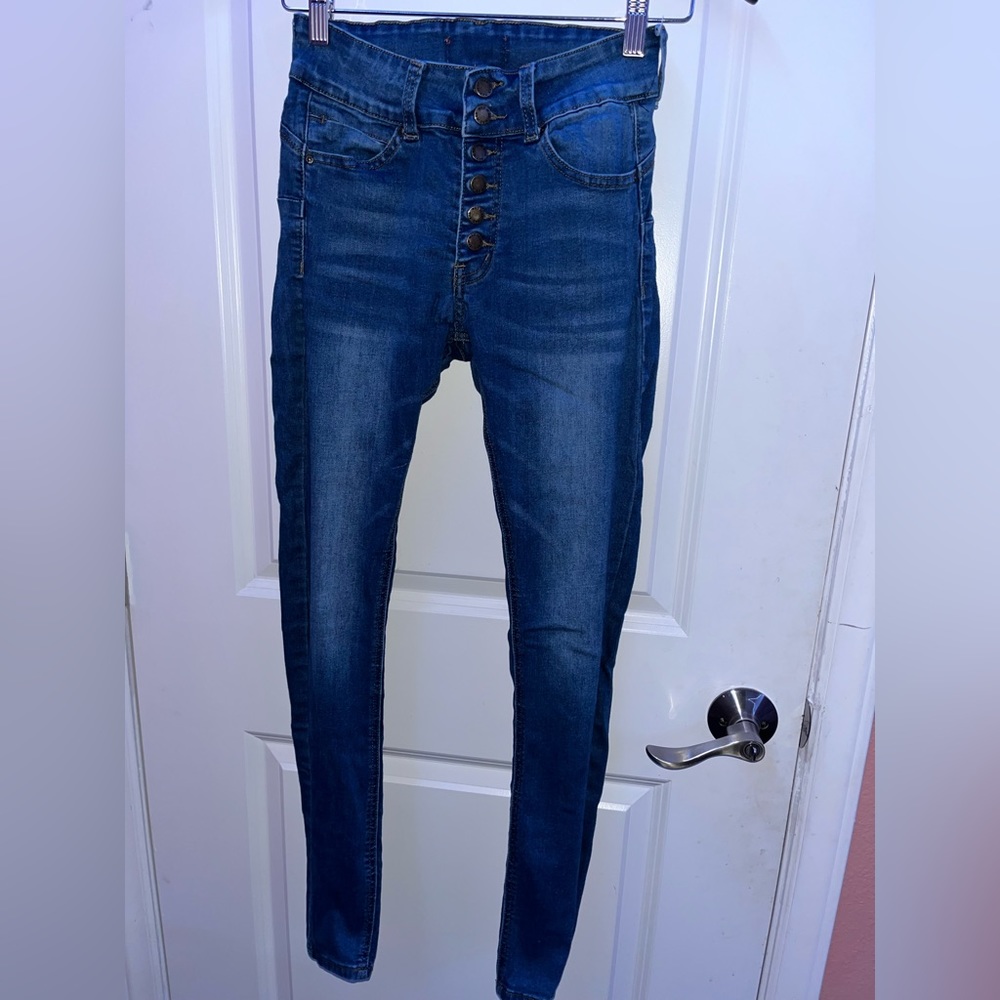 Size 1 blue jeans
